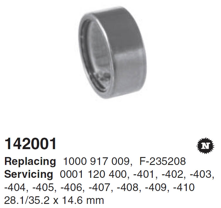 Подшипник стартера IKA 840900(0)